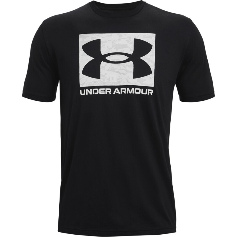 UA ABC CAMO BOXED LOGO SS-BRN BLK-001