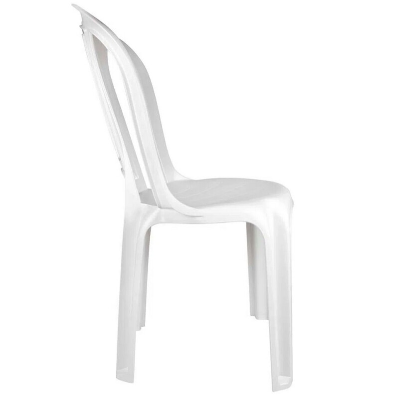 Silla de PVC MOR sin posabrazos BLANCA Silla de PVC MOR sin posabrazos BLANCA