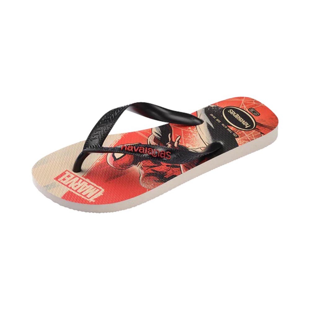 Sandalias Havaianas Top Marvel Classics Hombre Beige/Negro