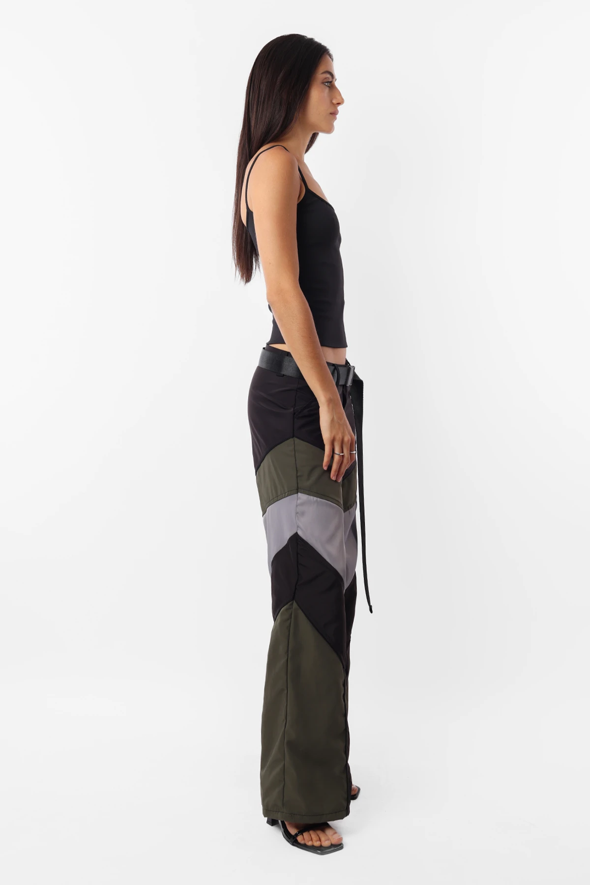 Pantalon Career VERDE/NEGRO/GRIS