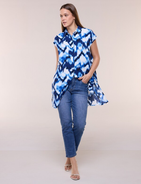 Tunica 2 Ways Printe AZUL/MULTI