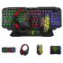 Combo Gamer Xtrike Me Teclado + Mouse + Pad + Auriculares Color Negro