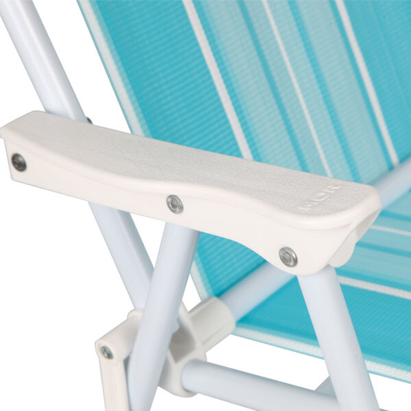 SILLA INFANTIL ALTA ACERO CELESTE