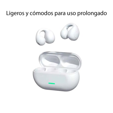 Set Reloj Deportivo Luz + Auriculares Earcuffs Inalámbricos Beige