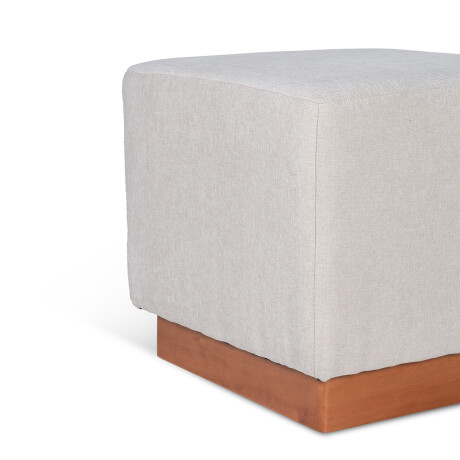 Puff Beta - Tela Microfibra AA-10 (Beige)