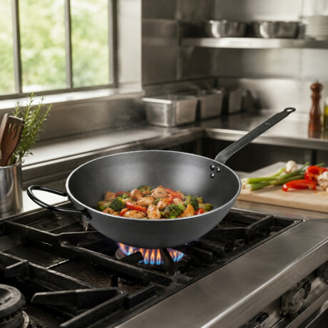 Sartén Wok de Aluminio 30 cm Robust Sartén Wok de Aluminio 30 cm Robust