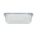 VIANDA VIDRIO RECTANGULAR 1 LITRO MOR Sin color