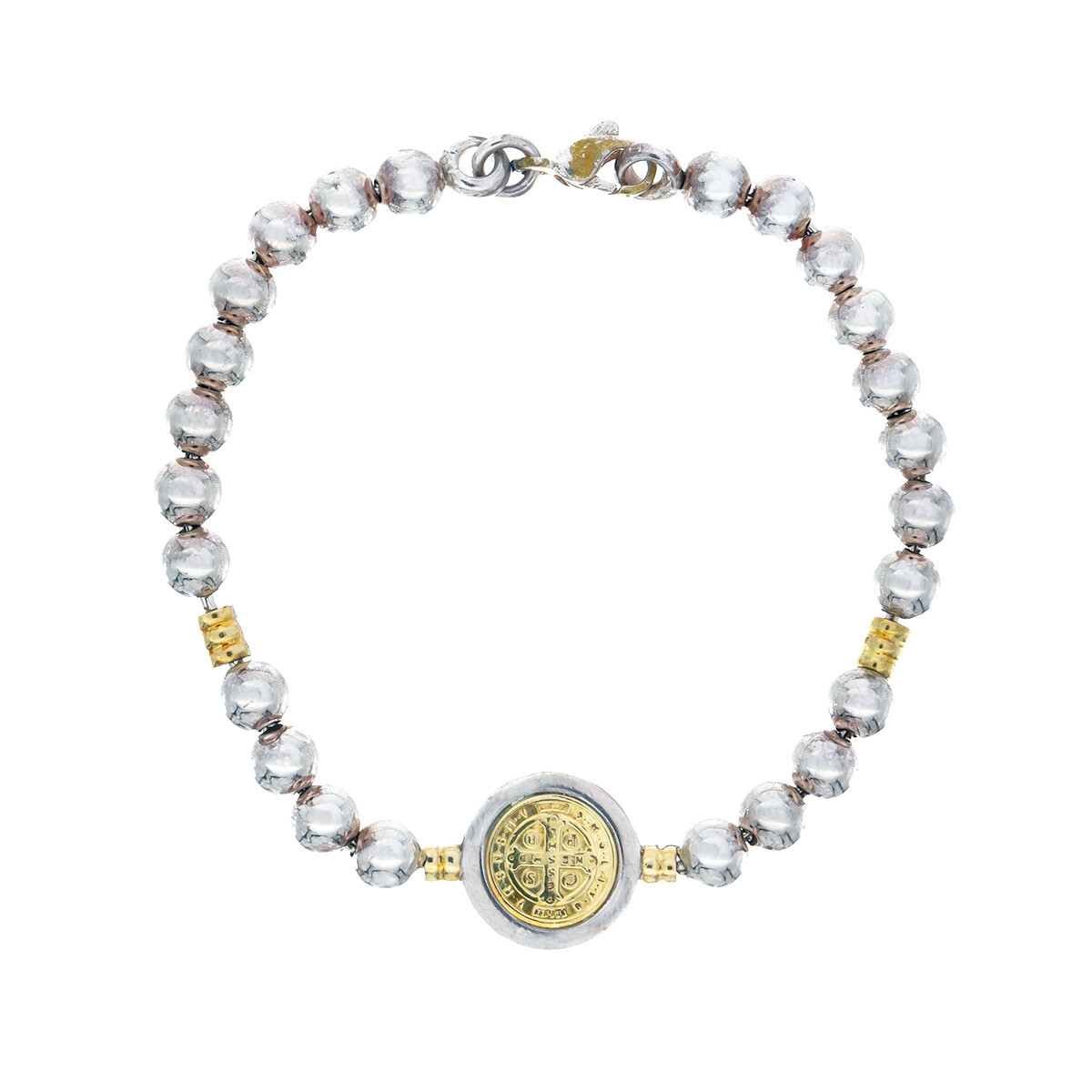 Pulsera de plata 925 y double SAN BENITO 
