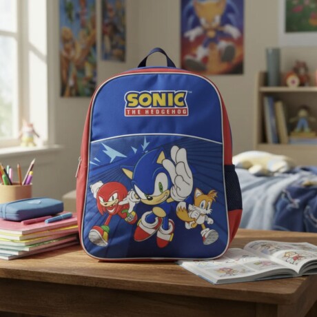 Mochila Sega Escolar 35x26x10 Sonic Prime Mochila Sega Escolar 35x26x10 Sonic Prime