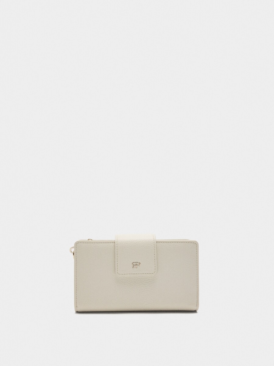 Cartera Con Bolso Para Móvil crudo