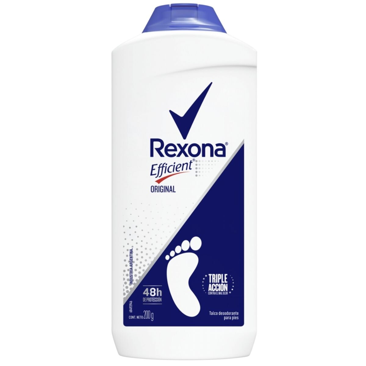 Talco Desodorante Rexona Eficcient Original 200 GR 