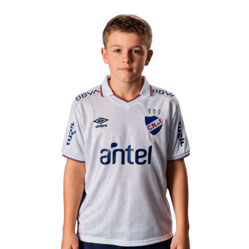 Camiseta de Niños Umbro Nacional Home 2026 Junior Blanco