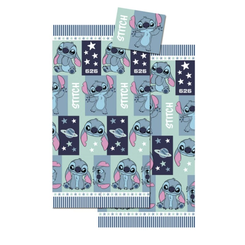 Juego De Sábanas Disney Infantil 1 Plaza Frozen Para Dormitorio Infantil Stitch 1