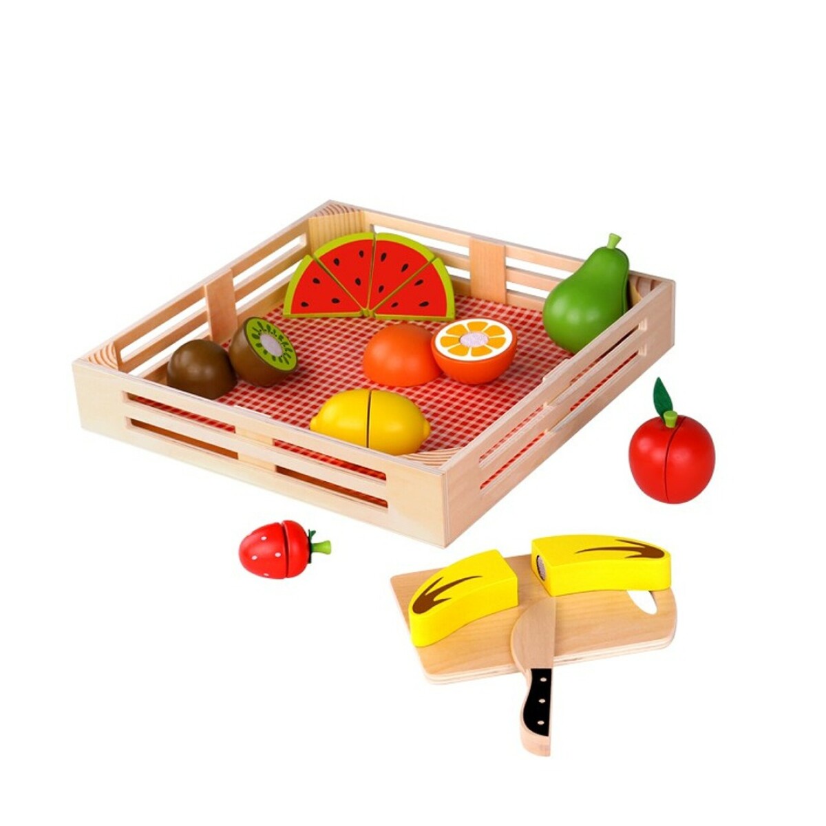 Juego Cortando Frutas Tooky Toy 21 Piezas TKI014 - 001 