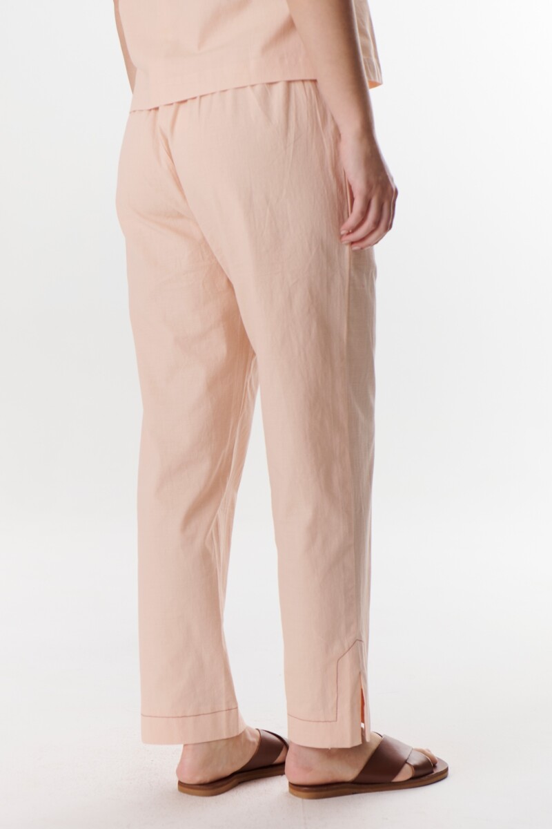 PANTALON LINO STRECH ROSA