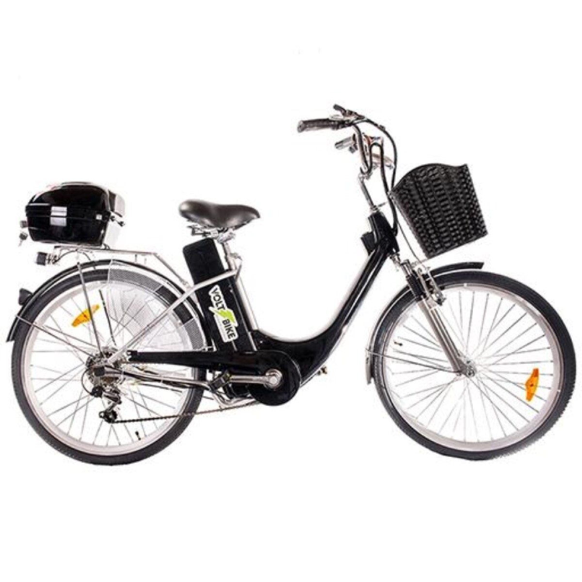 Bicicleta Electrica Voltbike Clasica Bateria Litio - Negro 