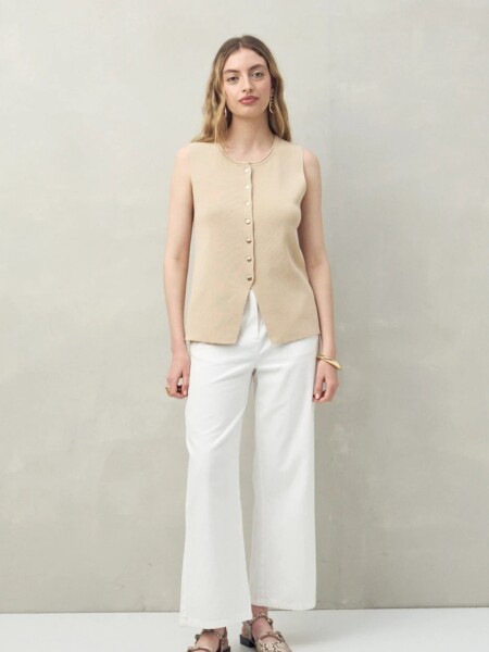 CHALECO D.CASSIN SALVA BEIGE