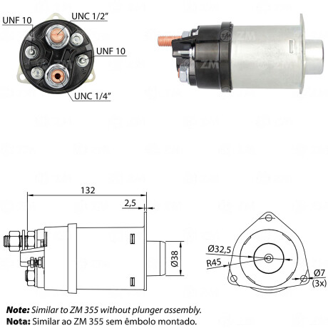 AUTOMATICO DE ARRANQUE - AUTOMATICO DELCO REMY 37MT 12V ZM AUTOMATICO DE ARRANQUE - AUTOMATICO DELCO REMY 37MT 12V ZM