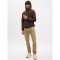 SLIM STRETCH 5 PKT PANT BROWN 4