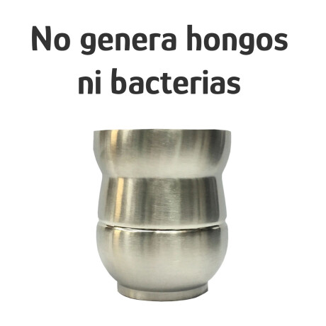 Mate Chico con Doble Pared en Acero Inoxidable 140Ml Comet Plateado