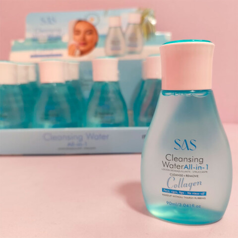 SAS Removedor limpiador de maquillaje c/colágeno Sas Removedor Limpiador De Maquillaje C/colágeno
