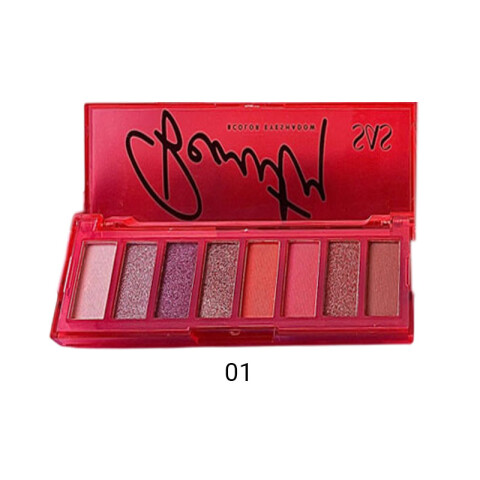 SAS Paleta de sombras matte y satinadas 8 colores Sas Paleta De Sombras Matte Y Satinadas 8 Colores