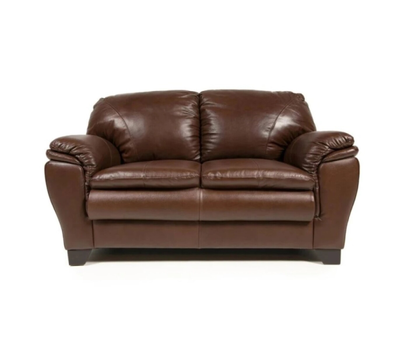 Sofa 2 Cuerpos Cuero Monza Caramelo 