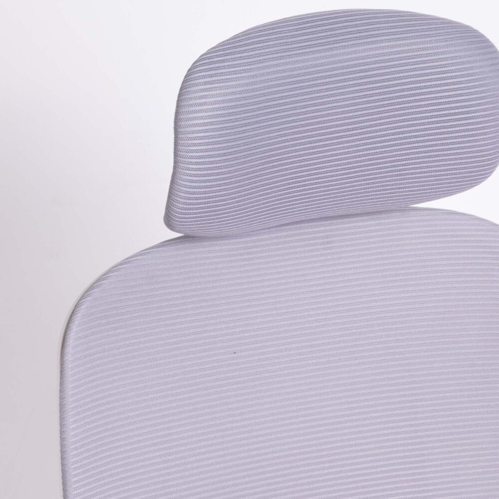 SILLA DE OFICINA MALLA BLANCO DAMASCO