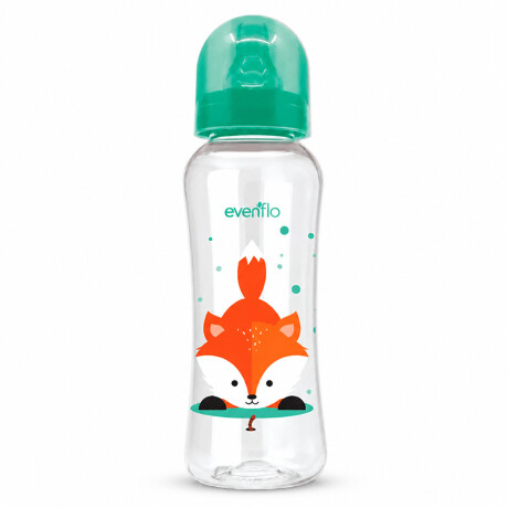 Mamadera Evenflo Forest Bebés 3-12M 240Ml Tetina Flujo Medio Turquesa