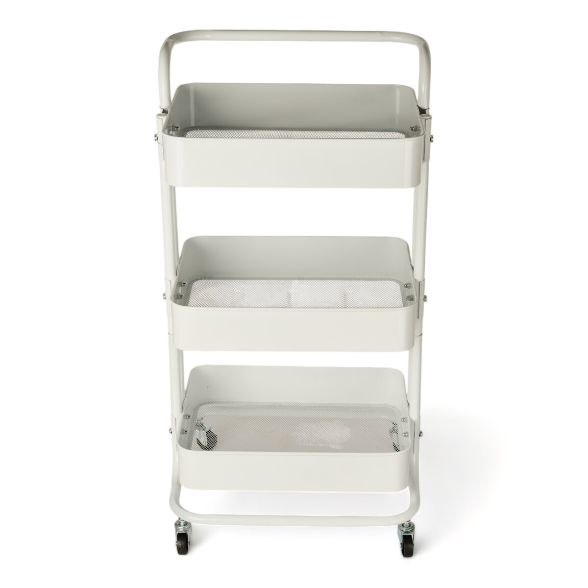 Carrito Rack Multiusos Organizador 3 Estantes 100% Metal 