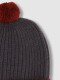 Gorro De Rayas Gris Marengo