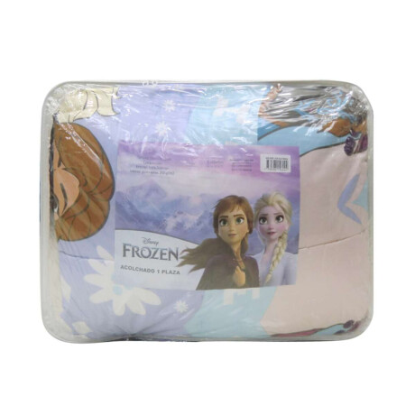 Acolchado Infantil Forzen 1 Plaza 100% Microfibra Coral