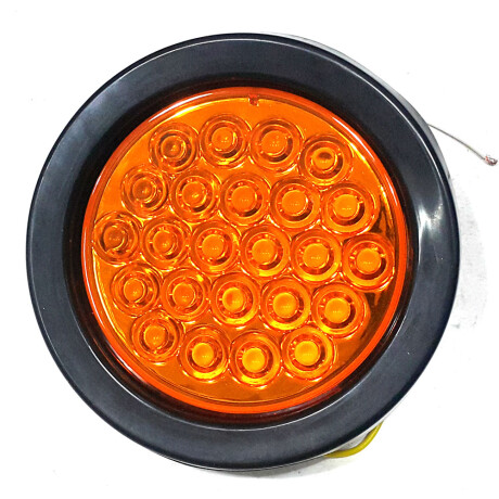 FAROL - TRAS. LED 12-24V REDONDO AMBAR 10.5CM - FAROL - TRAS. LED 12-24V REDONDO AMBAR 10.5CM -