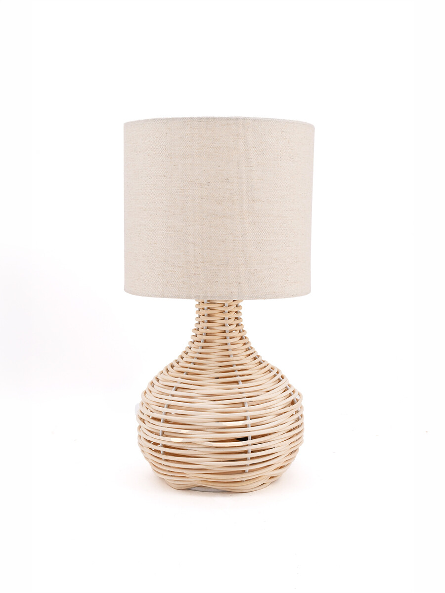 LAMPARA BASE DE FIBRA - BLANCO 