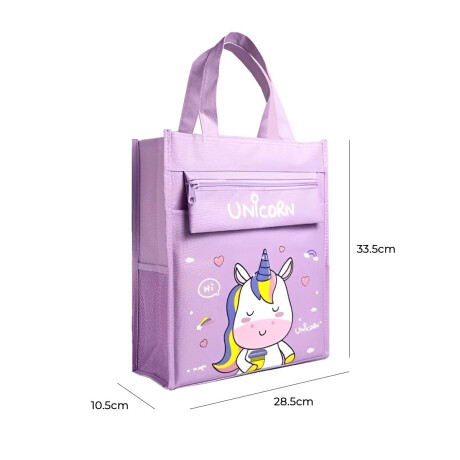 Bolso Escolar P/útiles Multiuso Cartuchera Infantil Rosa