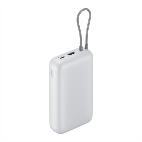 XIAOMI POWER BANK 20000MAH (INTEGRATED CABLE) GL Cargador Portátil XIAOMI Power Bank 20.000 mAh Cable Integrado - Light Gray