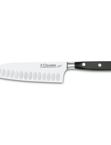 CUCHILLO SANTOKU 17CM MANGO NEGRO FORGE 3CLAVELES CUCHILLO SANTOKU 17CM MANGO NEGRO FORGE 3CLAVELES