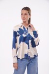 CAMISA CASANDRA ESTAMPADO FLORES AZULES