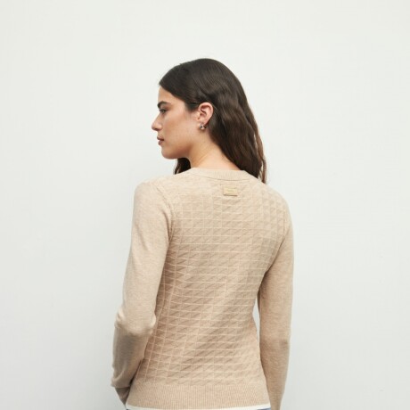 SWEATER ROADSTER Tostado