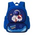 Mochila Escolar Infantil Celeste De Astronauta 3D Niño Azul