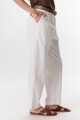 PANTALON LINO STRECH BLANCO