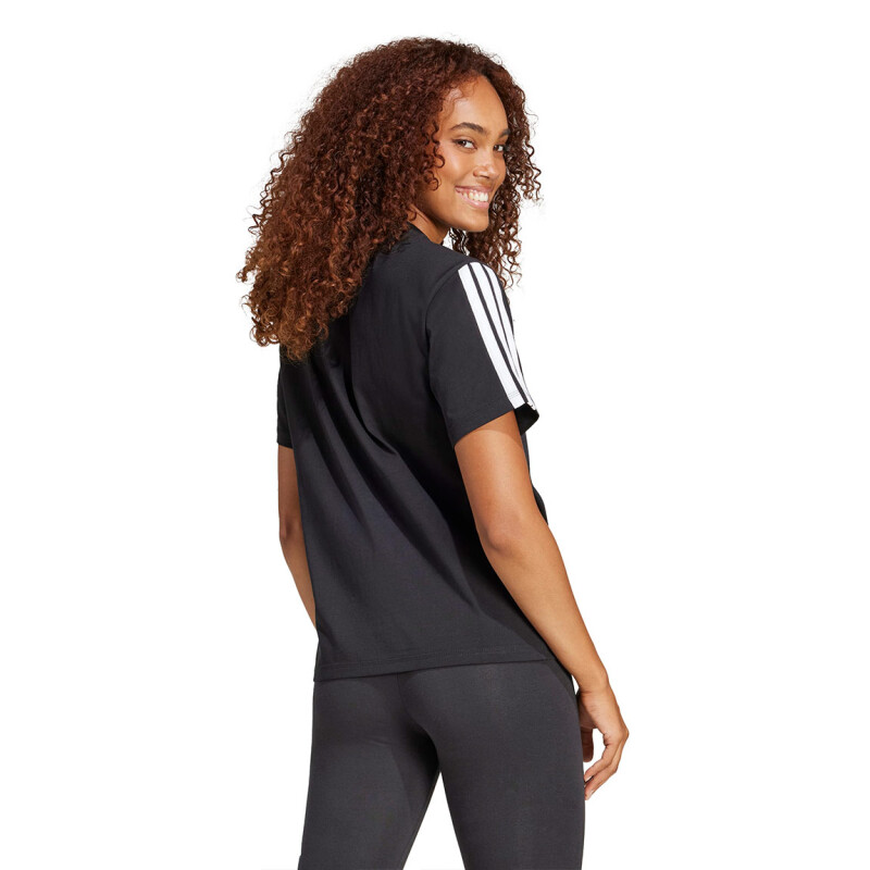 ADIDAS REMERA MUJER W 3S SJ T B Negro-Blanco