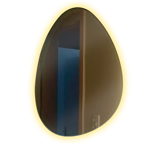 Espejo Forma Irregular Para Baño Iuminacion Led 90x60 Cm Outlet OLT ESPEJO IRREGULAR LED-M-03 90X60