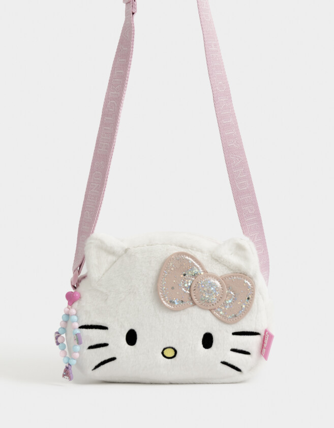 Mochilas y Carteras Infantiles Bandolera "hello Kitty" - Combinacion Multicolor