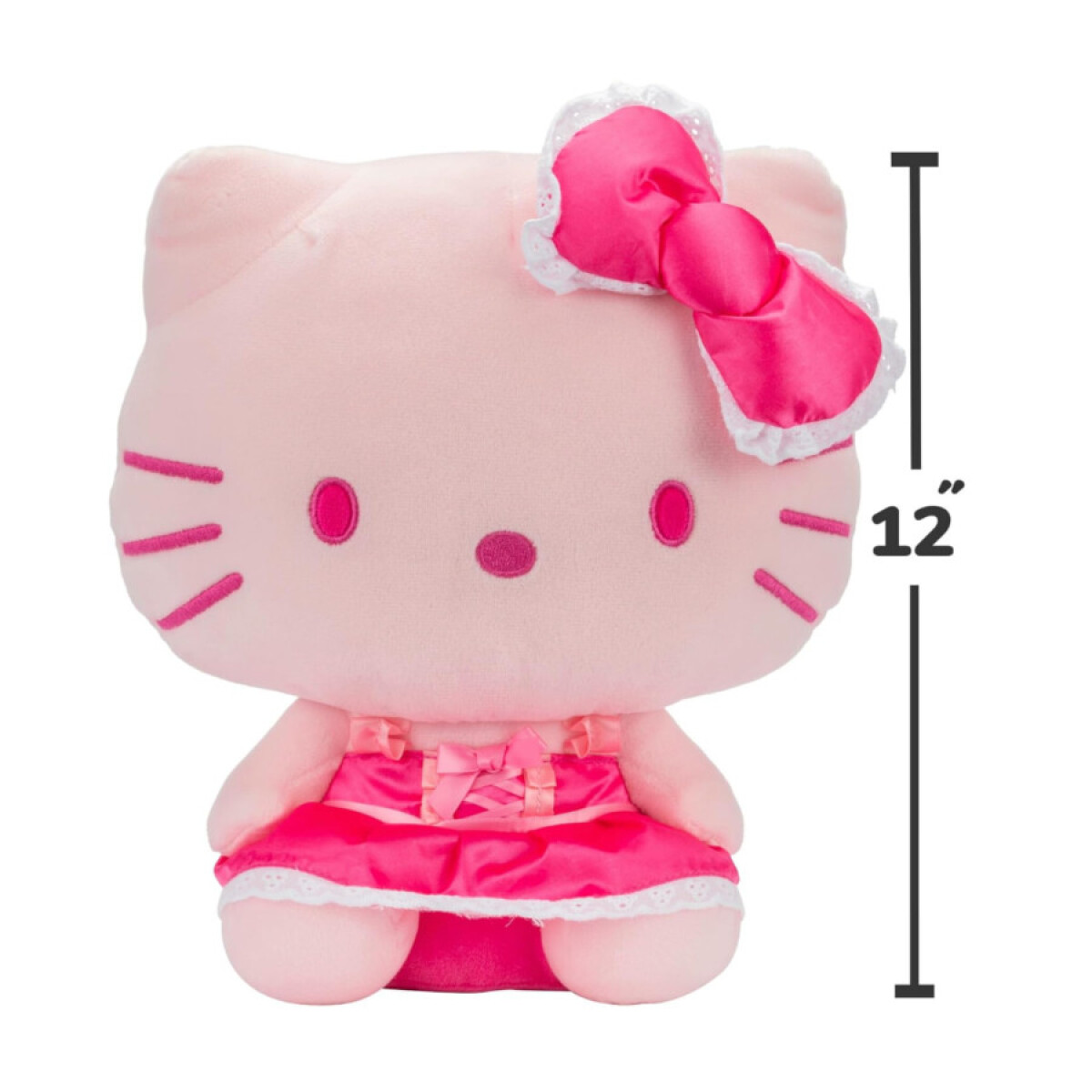 Lot De 2 Oreillers Hello Kitty – Peluches Décoratives 18x18, Rose, 1 Neuf Avec étiquette