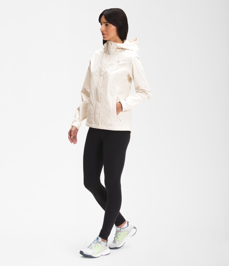 Campera Impermeable Venture mujer Gardenia White
