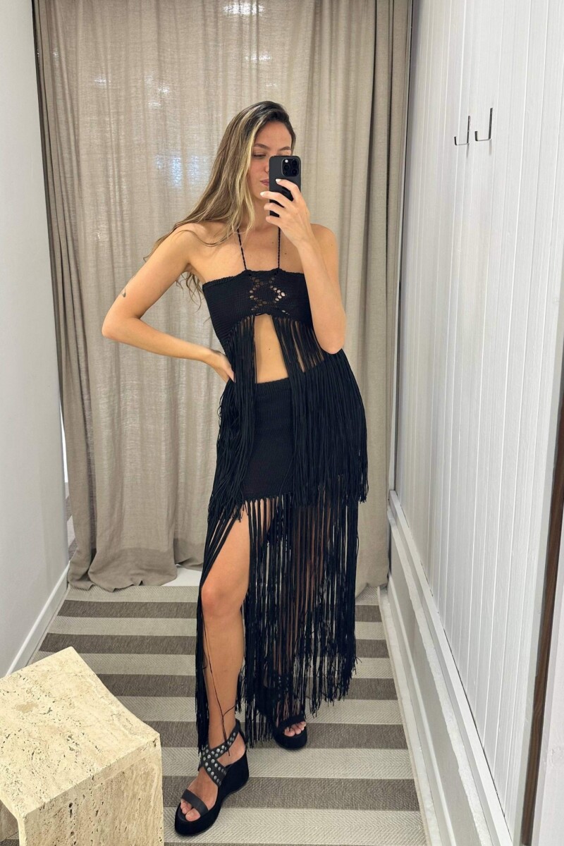 Falda New Formentera Negro