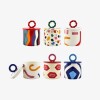 QR148-01175 Frasco De Ceramica Con Tapa Que Rico - Pintura Loca
