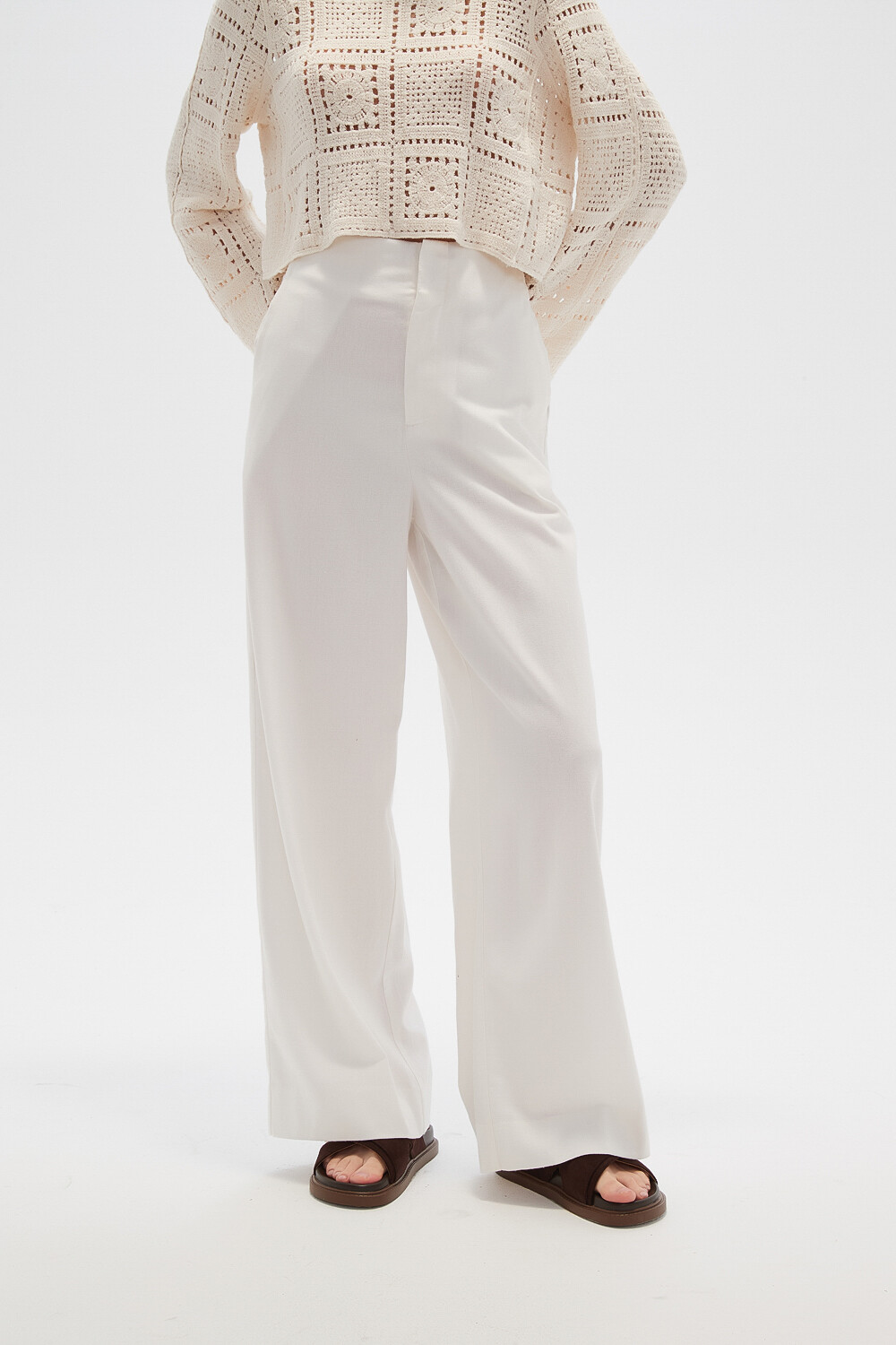 Pantalon Elsoley Marfil / Off White