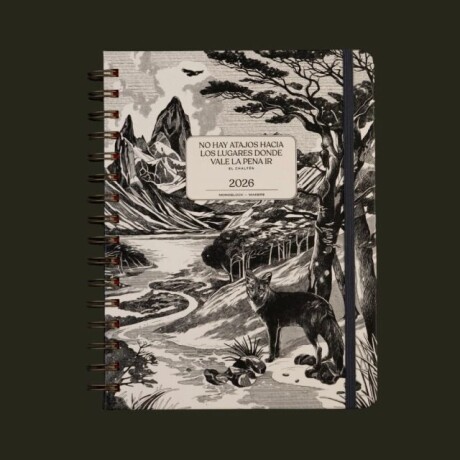 AGENDA MONOBLOCK MAKERS A5 SEMANAL ANILLADA 2026 - EL CHALTÉN AGENDA MONOBLOCK MAKERS A5 SEMANAL ANILLADA 2026 - EL CHALTÉN